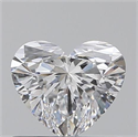 0.50 Carats, Heart D Color, VS1 Clarity and Certified by GIA