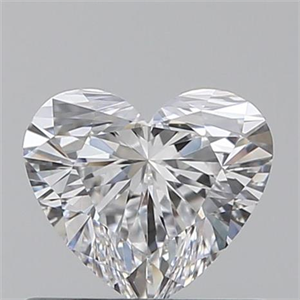Picture of 0.50 Carats, Heart D Color, VS1 Clarity and Certified by GIA