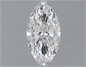 0.50 Carats, Marquise D Color, VS2 Clarity and Certified by GIA