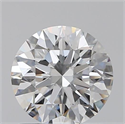 0.85 quilates, Redondo Ideal, Color E, claridad VVS1 y certificado por GIA
