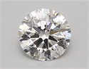 Lab Created Diamond 1.74 Carats, Round with ideal Cut, D Color, vs1 Clarity and Certified by IGI