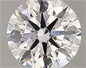 Lab Created Diamond 1.14 Carats, Round with ideal Cut, D Color, vs1 Clarity and Certified by IGI