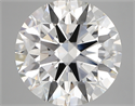 Lab Created Diamond 8.06 Carats, Round with ideal Cut, G Color, vs1 Clarity and Certified by IGI