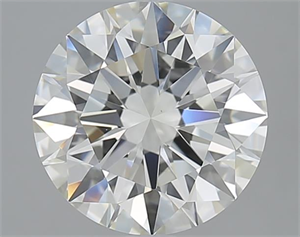 Picture of 3.20 Carats, Round with Excellent Cut, K Color, VS1 Clarity and Certified by GIA