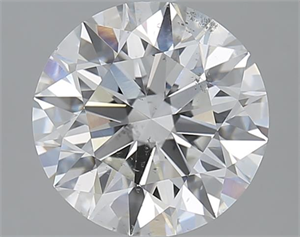 Picture of 2.61 Carats, Round with Excellent Cut, G Color, SI2 Clarity and Certified by GIA