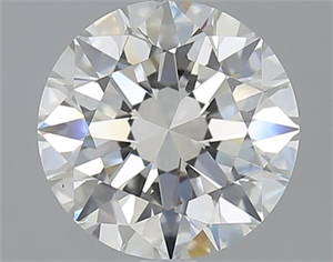 Picture of 2.50 Carats, Round with Excellent Cut, H Color, VS1 Clarity and Certified by GIA
