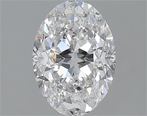 Picture of 1.50 Carats, Oval E Color, SI2 Clarity and Certified by GIA