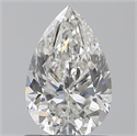 0.90 Carats, Pear G Color, SI2 Clarity and Certified by GIA