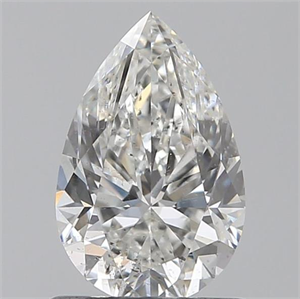Picture of 0.90 Carats, Pear G Color, SI2 Clarity and Certified by GIA