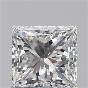 Picture of 0.80 Carats, Princess E Color, SI1 Clarity and Certified by GIA
