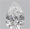 0.50 Carats, Pear D Color, VS1 Clarity and Certified by GIA