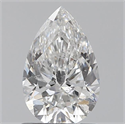 0.90 Carats, Pear E Color, SI2 Clarity and Certified by GIA
