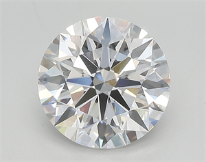 Picture of Lab Created Diamond 2.81 Carats, Round with ideal Cut, E Color, vvs2 Clarity and Certified by IGI