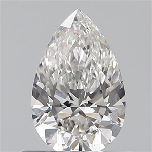 Picture of 0.50 Carats, Pear G Color, IF Clarity and Certified by GIA