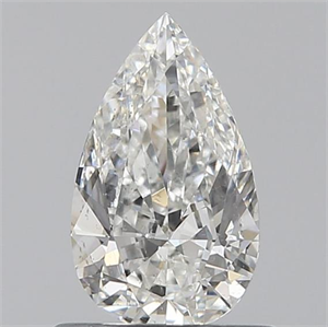 Picture of 0.60 Carats, Pear H Color, SI1 Clarity and Certified by GIA