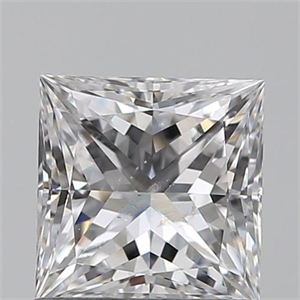 Picture of 0.90 Carats, Princess E Color, SI2 Clarity and Certified by GIA