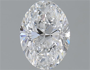 Picture of 1.00 Carats, Oval E Color, SI2 Clarity and Certified by GIA