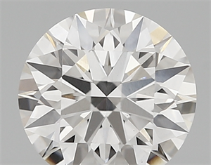 Picture of Lab Created Diamond 1.71 Carats, Round with ideal Cut, E Color, vs1 Clarity and Certified by IGI