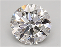 Lab Created Diamond 0.86 Carats, Round with ideal Cut, G Color, vvs2 Clarity and Certified by IGI