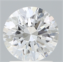 Del inventario de diamantes de laboratorio, 1.66 quilates, Redondo , Color D, claridad VVS2 y certificado IGI