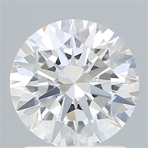 Picture of Lab Created Diamond 1.64 Carats, Round with Excellent Cut, D Color, VS1 Clarity and Certified by IGI