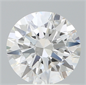 Del inventario de diamantes de laboratorio, 2.10 quilates, Redondo , Color D, claridad VVS2 y certificado IGI