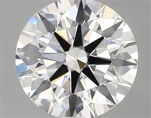 Picture of Lab Created Diamond 2.00 Carats, Round with ideal Cut, D Color, vs1 Clarity and Certified by IGI