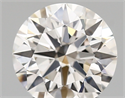 Lab Created Diamond 1.73 Carats, Round with ideal Cut, D Color, vvs2 Clarity and Certified by IGI