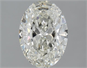 1.40 Carats, Oval K Color, SI1 Clarity and Certified by GIA