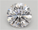 Lab Created Diamond 0.97 Carats, Round with ideal Cut, D Color, vvs2 Clarity and Certified by IGI