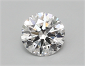 Lab Created Diamond 0.85 Carats, Round with ideal Cut, D Color, vs1 Clarity and Certified by IGI