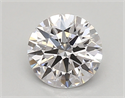 Lab Created Diamond 0.70 Carats, Round with ideal Cut, D Color, vvs2 Clarity and Certified by IGI