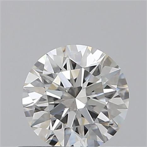 Picture of 0.43 Carats, Round with Excellent Cut, H Color, VS2 Clarity and Certified by GIA