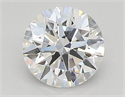 Lab Created Diamond 0.86 Carats, Round with ideal Cut, D Color, vvs2 Clarity and Certified by IGI