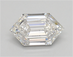 Picture of Lab Created Diamond 0.80 Carats, LONG HEXAGON with  Cut, F Color, vvs1 Clarity and Certified by IGI