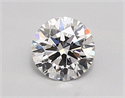 Lab Created Diamond 0.74 Carats, Round with ideal Cut, D Color, vvs2 Clarity and Certified by IGI