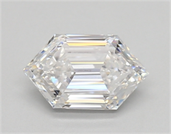 Picture of Lab Created Diamond 0.68 Carats, LONG HEXAGON with  Cut, E Color, vs1 Clarity and Certified by IGI