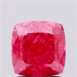 Foto Del inventario de diamantes de laboratorio, 2.03 quilates,  , Color Fancy Vivid Pink, claridad VS1 y certificado IGI de