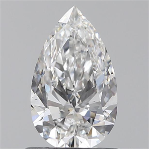 Picture of 0.71 Carats, Pear D Color, SI1 Clarity and Certified by GIA