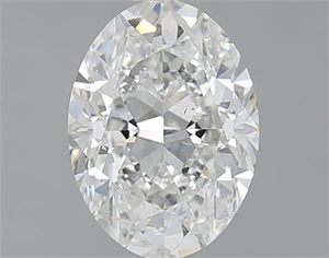Picture of 1.30 Carats, Oval H Color, SI1 Clarity and Certified by GIA