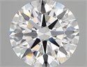 Lab Created Diamond 3.23 Carats, Round with excellent Cut, D Color, vs1 Clarity and Certified by GIA