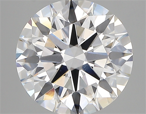 Picture of Lab Created Diamond 3.23 Carats, Round with excellent Cut, D Color, vs1 Clarity and Certified by GIA