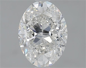 Picture of 1.50 Carats, Oval H Color, SI2 Clarity and Certified by GIA