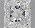 2.01 Carats, Princess H Color, VS1 Clarity and Certified by GIA