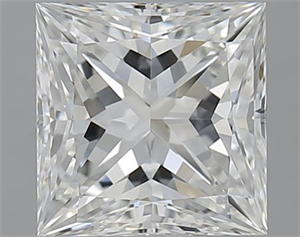 Picture of 2.01 Carats, Princess H Color, VS1 Clarity and Certified by GIA