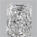 0.72 Carats, Radiant E Color, IF Clarity and Certified by GIA