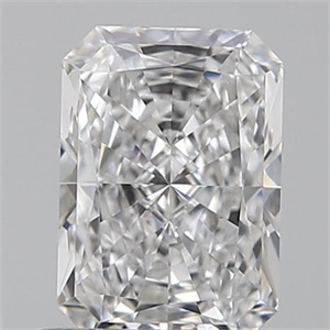 Picture of 0.72 Carats, Radiant E Color, IF Clarity and Certified by GIA