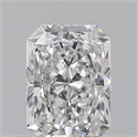 0.52 Carats, Radiant D Color, VVS1 Clarity and Certified by GIA