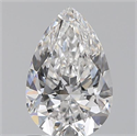 0.90 Carats, Pear E Color, VS2 Clarity and Certified by GIA