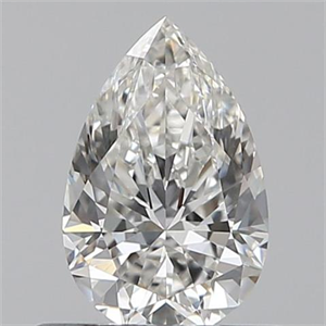 Picture of 0.50 Carats, Pear G Color, IF Clarity and Certified by GIA